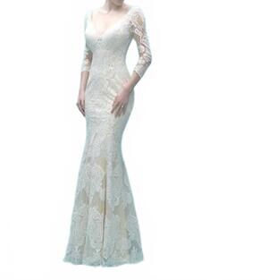 NEW ALLURE BRIDALS mermaid fit wedding gown in ivory